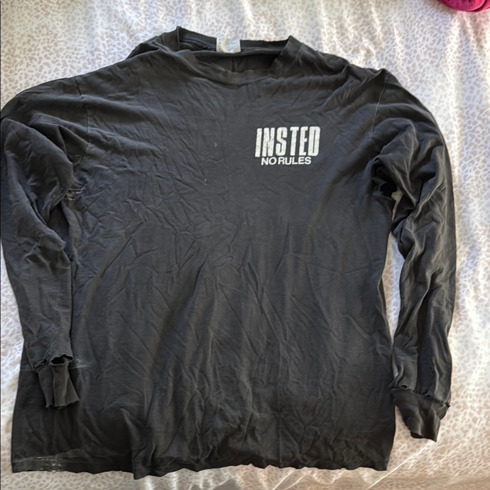 Insted-No Rules Black hardcore band shirt